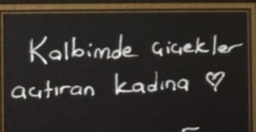 Kalbime çiçekler açtıran kadına❤️