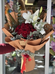 Zambak & gül Buketi
